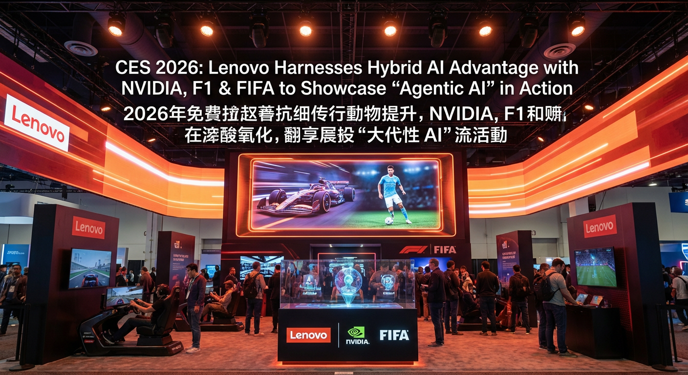 &Apos;Inteligência Artificial Híbrida: O Futuro que a Lenovo, NVIDIA, F1 e FIFA Estão a Construir no CES 2026&Apos;