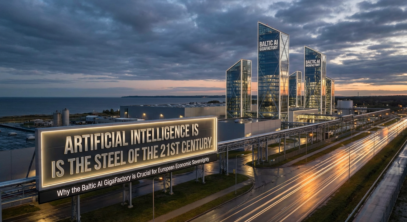A Inteligência Artificial é o Aço do Século XXI": Por Que a Baltic AI GigaFactory é Crucial para a Soberania Económica Europeia