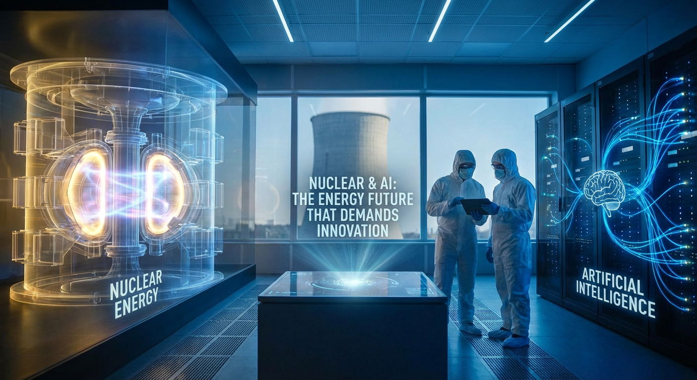 Á Energia Nuclear e a Inteligência Artificial: O Futuro Energético que Demanda Inovação